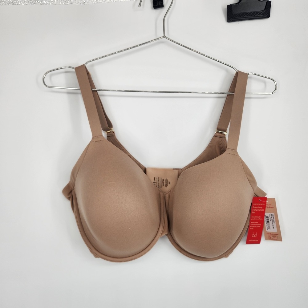 ThirdLove 36E Taupe Beige Smoothing Full Coverage Bra NWT